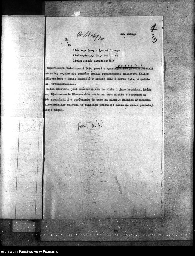 Obraz 8 z jednostki "Sprawy ogólno - administracyjne Mleczarstwo"