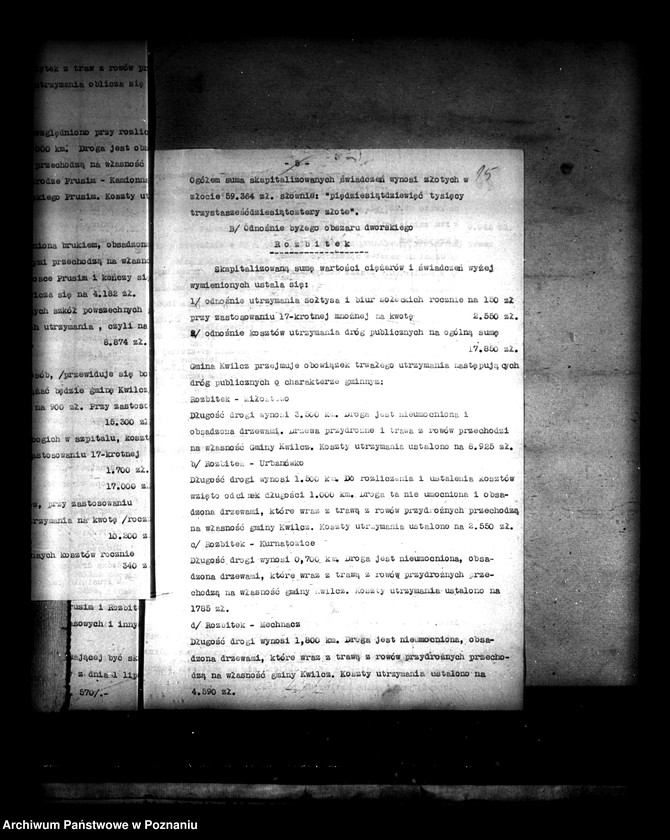 Obraz 19 z jednostki "Majątek Rozbitek-Prusim powiatu międzychodzkiego przymusowy wykup"