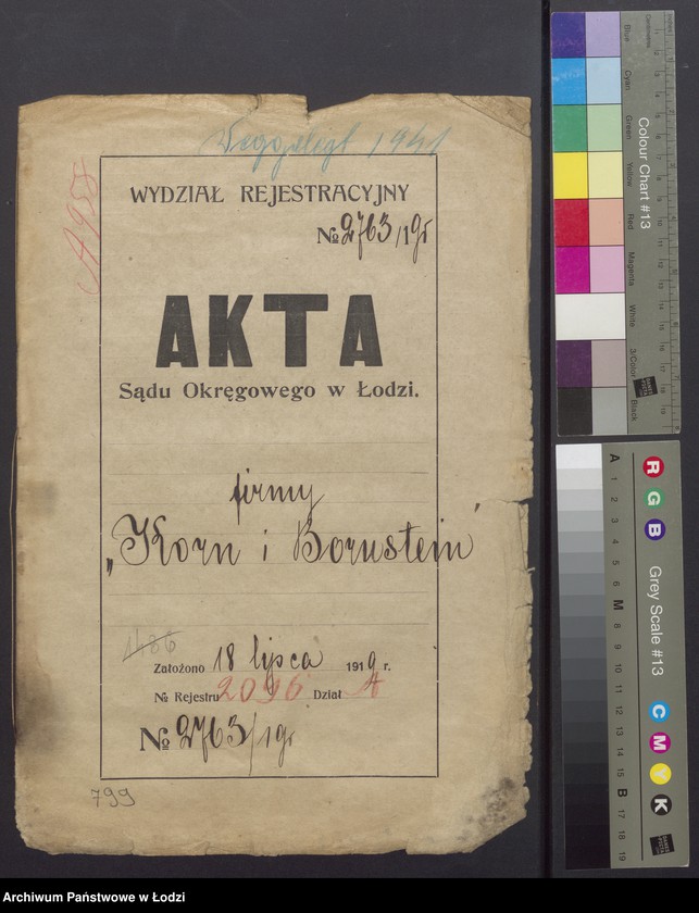 Obraz 2 z jednostki "Fiszel Korn i Hers Icek Borenstein – sprzedaż gotowej garderoby"