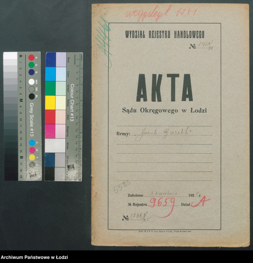 Obraz 2 z jednostki "Jakób Garelik- skład gotowych ubiorów krawieckich"