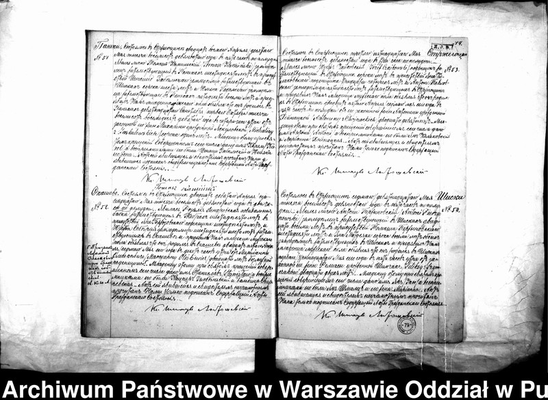 Obraz 17 z jednostki "Akta urodzeń, małżeństw i zgonów"