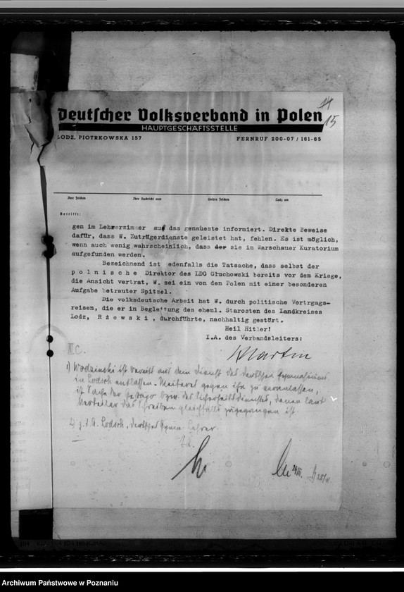 Obraz 20 z jednostki "Staatliche General von Briesen- Schule in Litzmannstadt (Łódź)"