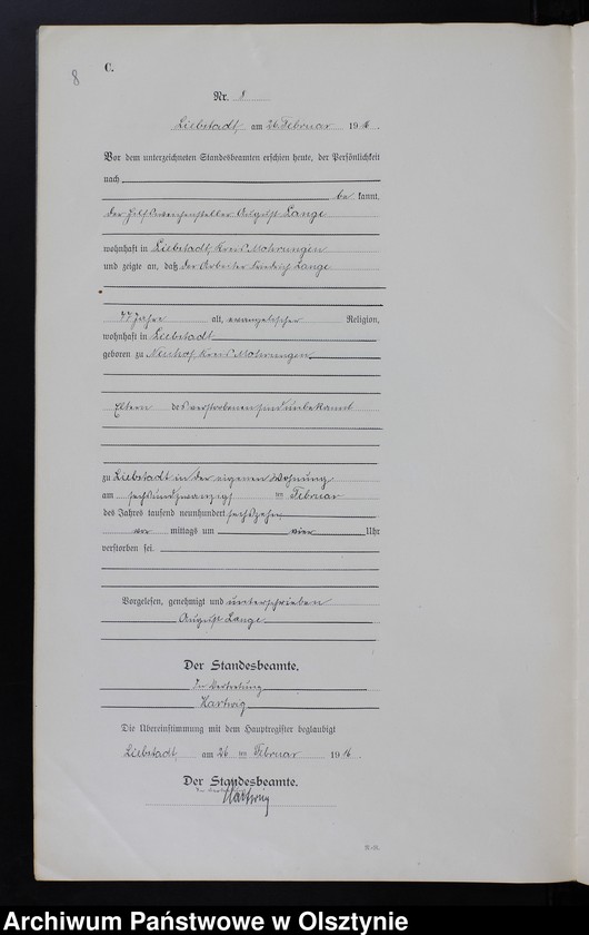 image.from.unit.number "Sterbe-Neben-Register Nr 1 - 47"