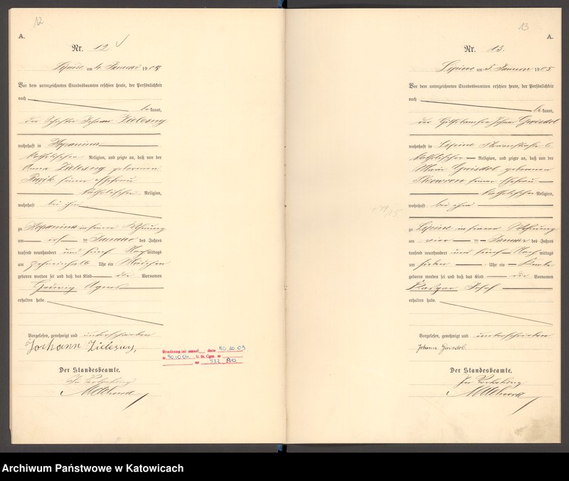 image.from.unit.number "Księga urodzeń T. I nr 1-592"