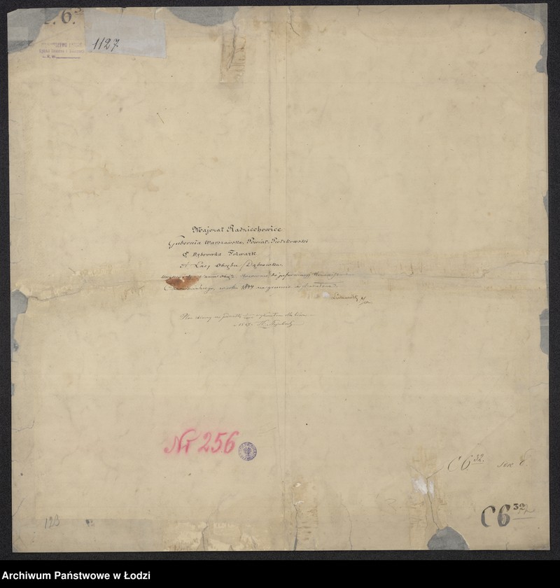 Obraz 8 z jednostki "Pieroworys Urządzenia Majoratu Radziechowice składający się z folwarków Radziechowice i Dąbrówka, Kolonii Radziechowice Brodowe i Dąbrowka, osady Czerkowizna, młyna Klekot oraz lasów przyległych ..."