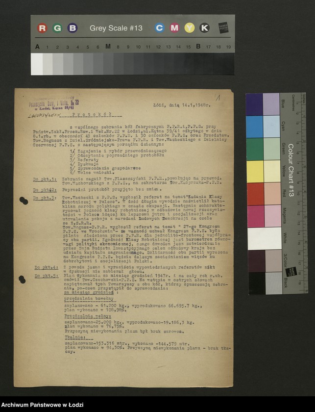 Obraz 2 z jednostki "Protokoły kół PPR z różnych zakładów"