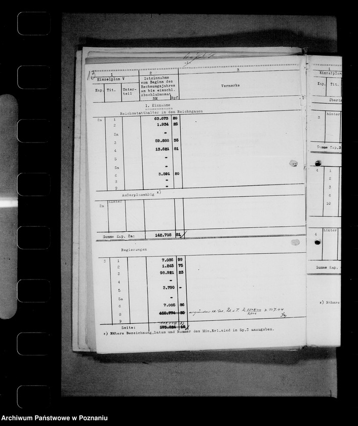 Obraz 17 z jednostki "Abschlussnachweisungen"