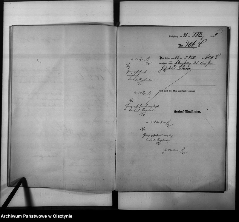 image.from.unit.number "Zwieten Kataster Insopektor Scherer [Franz], von 1. April 1890 erster Kataster Insopektor, 8. Dezember 1890 Steuerrath"