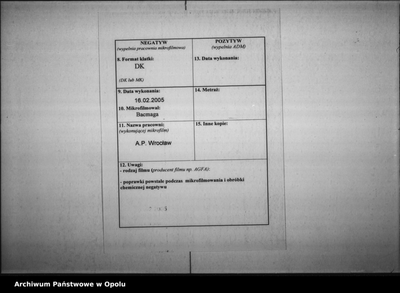 Obraz 3 z jednostki "Acta des Magistrats zu Oppeln betreffend den Schankwirthschaftsbetrieb im Hause No 8 Wilhelmstal durch Bosannek Vol: I"