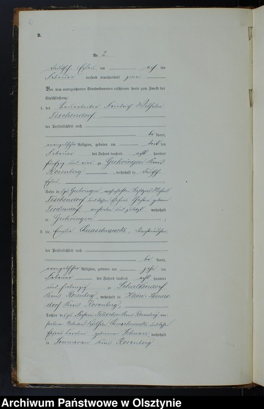 image.from.unit.number "Heiraths-Neben-Register Nr 1 - 45"