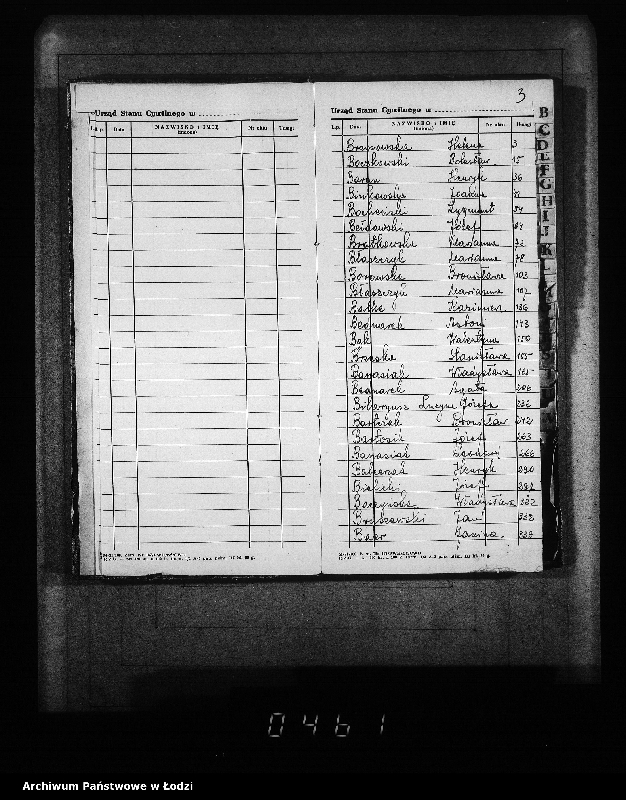 Obraz 7 z jednostki "Skorowidz do akt urodzeń"