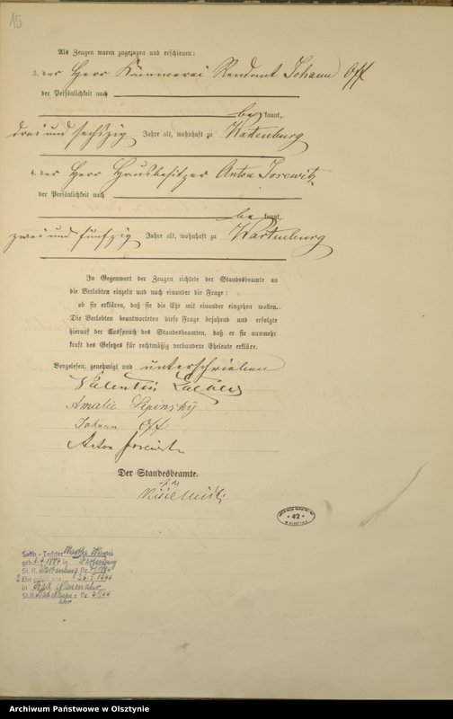 image.from.unit.number "Heiraths-Haupt-Register Nr 1 - 43"