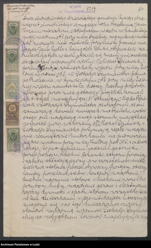 Obraz 12 z jednostki "Michał Śpiewak – prowadzenie fabryki sukna, tkalnia i skręcalnia"