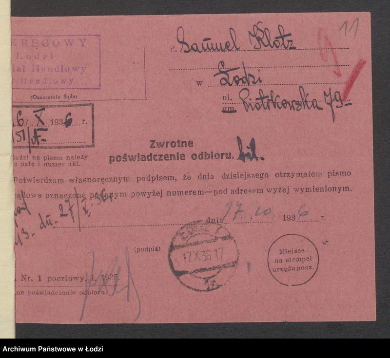 Obraz 13 z jednostki "Samuel Klotz- skład towarów manufakturowych"