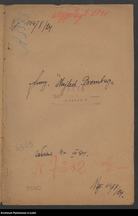 Obraz 2 z jednostki "Majlech Bromberg- drobny handel skórą"