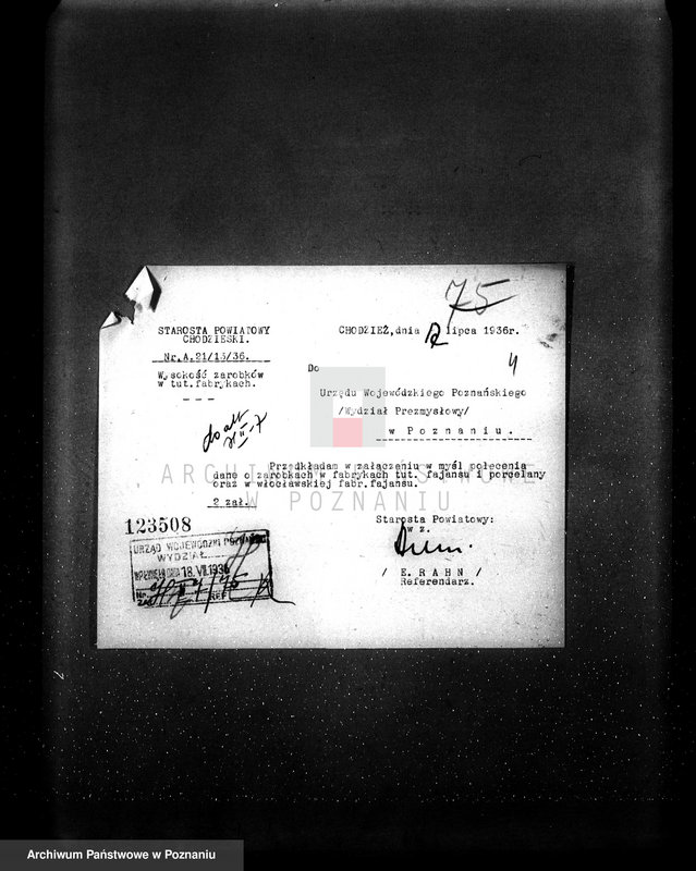 Obraz 8 z jednostki "Fabryka Fajansu w Chodzieży Zarząd Miejski"