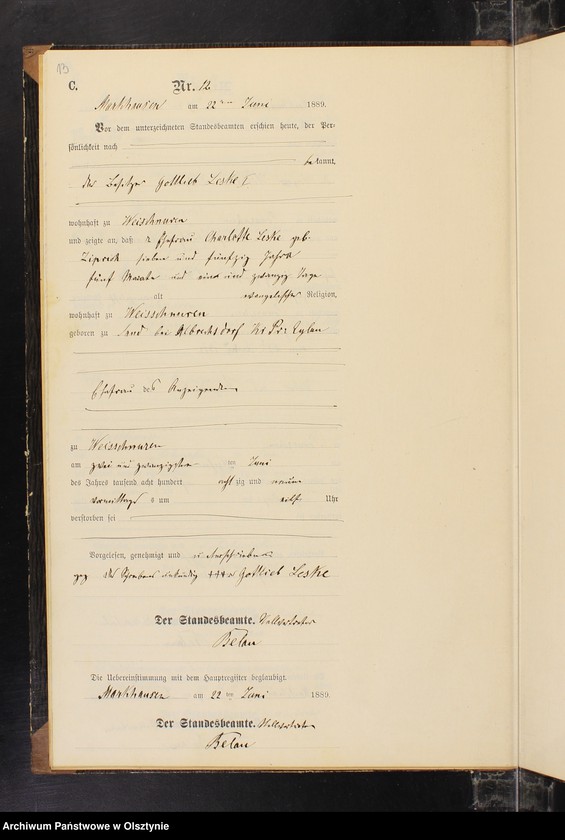 image.from.unit.number "Sterbe-Neben-Register Nr 1 - 23"