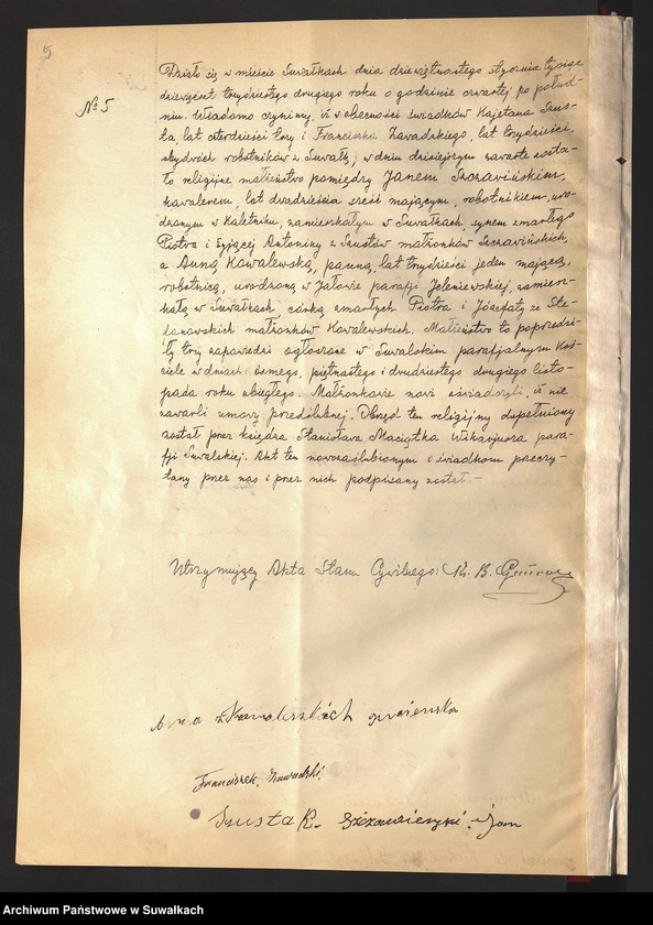 Obraz 7 z jednostki "Akty małżeństw 1932"