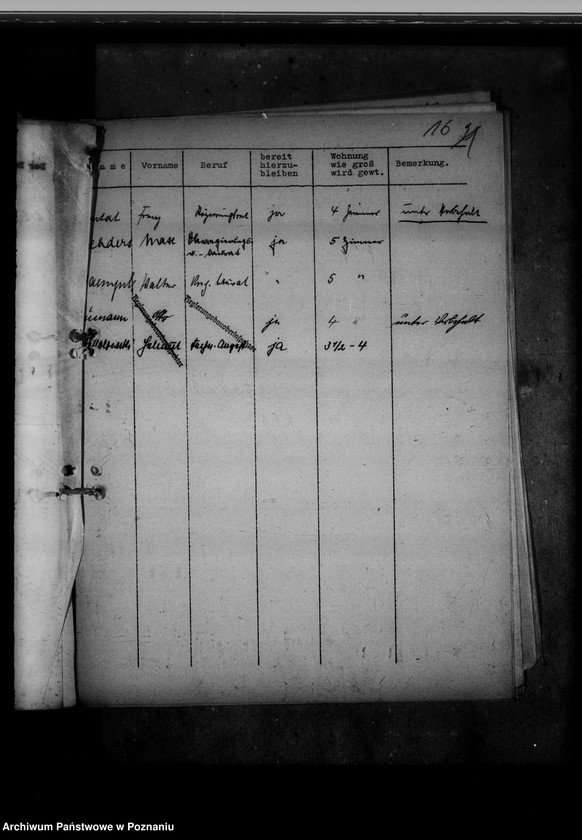 Obraz 20 z jednostki "Wohnungsfürsorge für Deutsche in Posen. Rundfunksempfanganlagen"