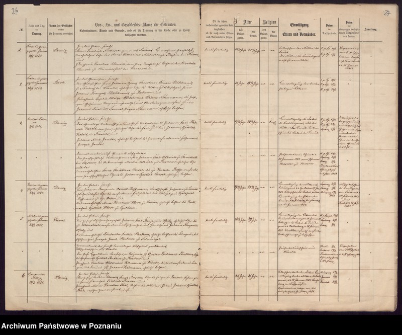 Obraz 18 z jednostki "Duplikat des Tauf, Trau, Sterberegisters"