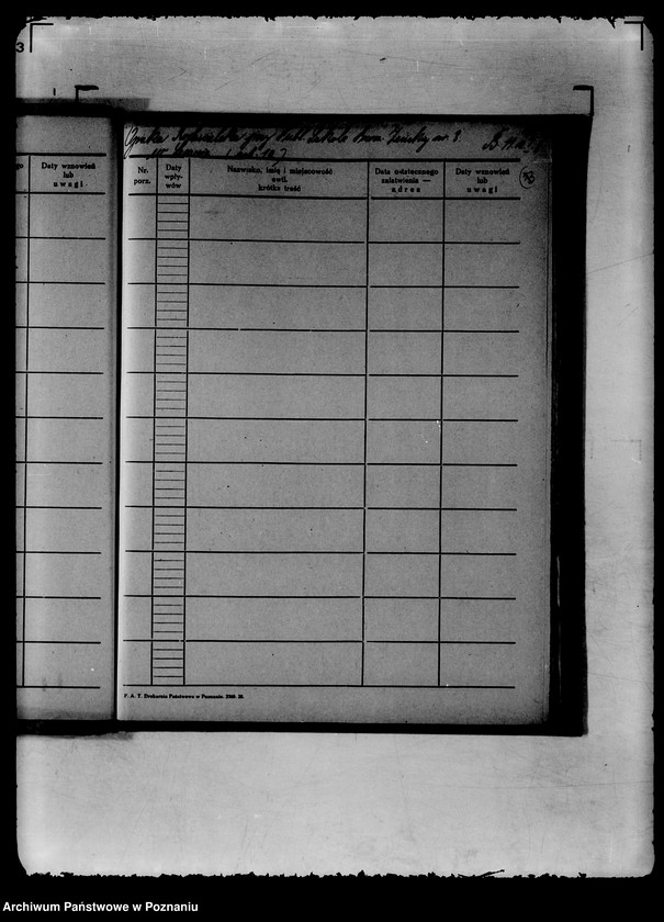 Obraz 17 z jednostki "/Spisy spraw Wydziału Społeczno-Politycznego/"