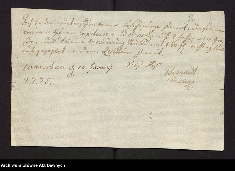 image.from.unit.number "Zbiór pism rozmaitych Wydziału Wojskowego tyczących, w. XVI - XVIII"