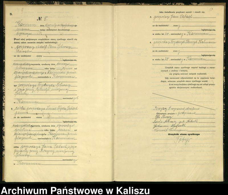 Obraz 8 z jednostki "[Księga małżeństw]"
