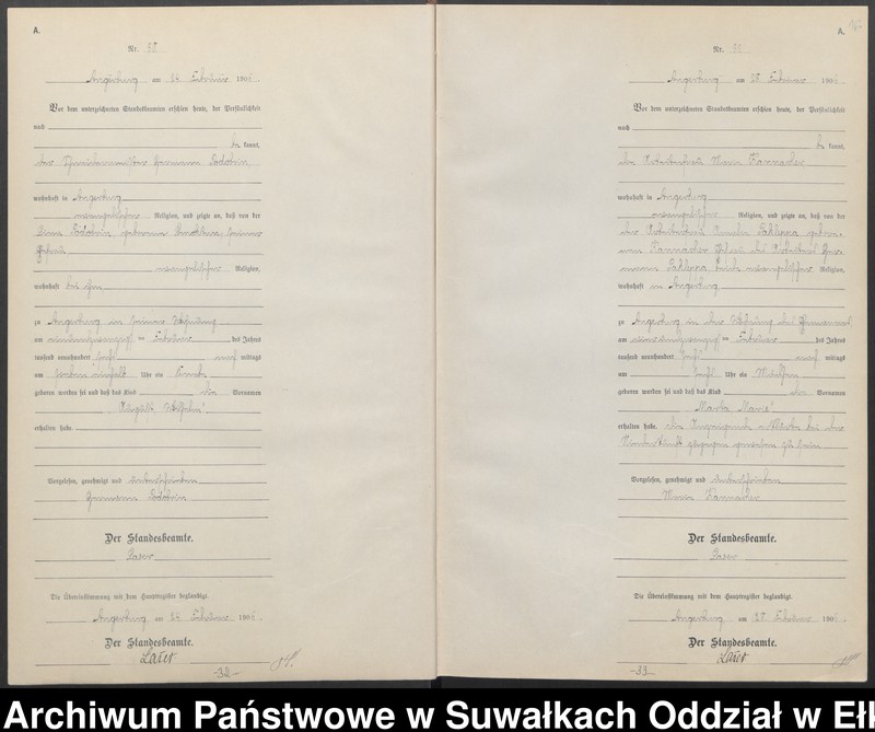 image.from.unit.number "Geburts-Neben-Register des Preussischen Standes-Amtes Angerburg Kreis Angerburg"