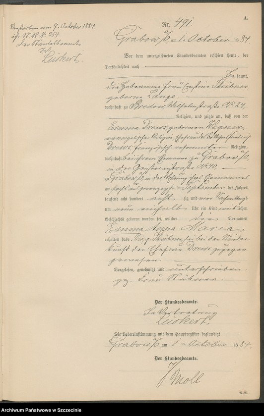 image.from.unit.number "Geburts-Register (Neben-Register) Band II"