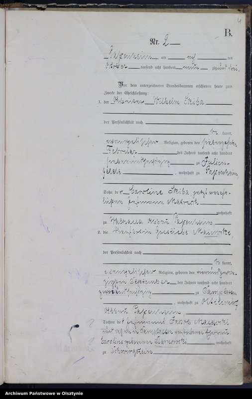 image.from.unit.number "Heiraths-Haupt-Register Nr 1 - 6"