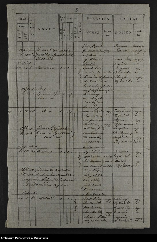 image.from.unit.number "[Odpisy ksiąg urodzeń, małżeństw, zgonów parafii rzymskokatolickiej Rakowiec (powiat Lwów) z 1850 roku]"