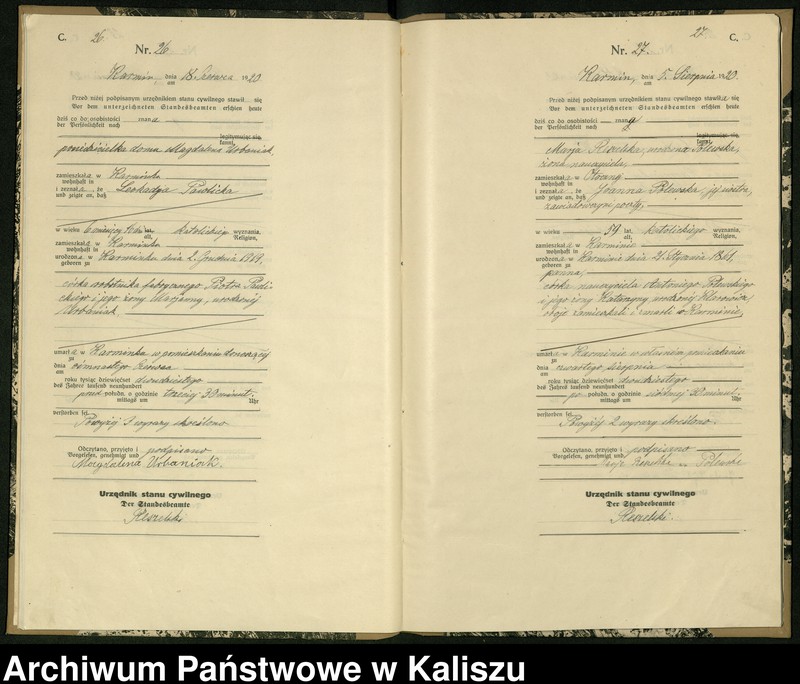 Obraz 17 z jednostki "[Księga zgonów]"