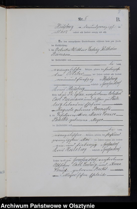image.from.unit.number "Heiraths-Haupt-Register Nr 1 - 27"