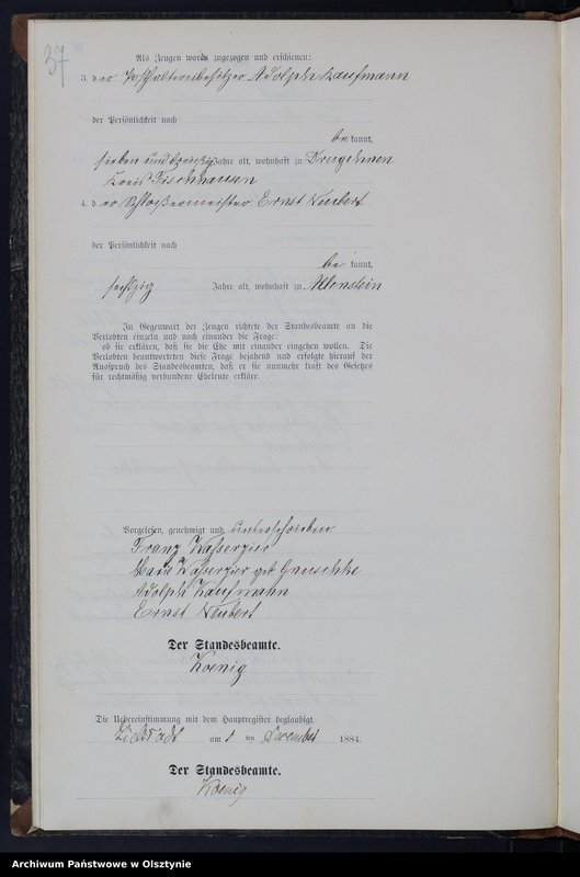 image.from.unit.number "Heiraths-Neben-Register Nr 1 - 20"