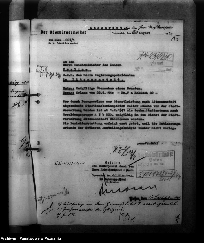 Obraz 19 z jednostki "Abordnungen der Beamten"