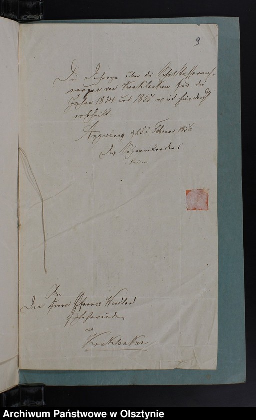 image.from.unit.number "Kirchspiels Schul-Cassen Rechnung von Kruklanken"