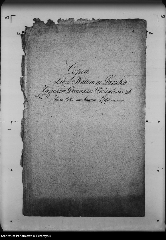 image.from.unit.number "[Kopie ksiąg metrykalnych parafii Zapałów (dekanat Lubaczów)]"