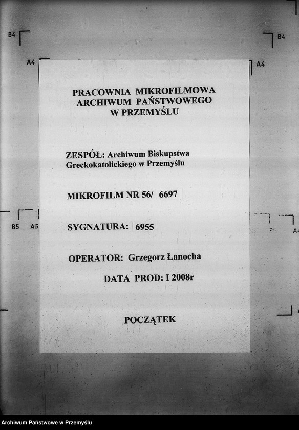 Obraz 1 z jednostki "[Kopie ksiąg metrykalnych parafii Brunary Wyżne z filiami Brunary Niżne, Czarna, Jaszkowa (dekanat Grybów)]"