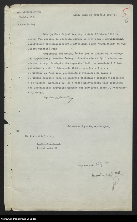 Obraz 8 z jednostki "S. Goldblum - skład żelaza"