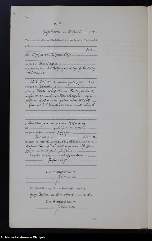 image.from.unit.number "Sterbe-Neben-Register Nr 1 - 30 [ Księga zgonów - wtóropis ]"