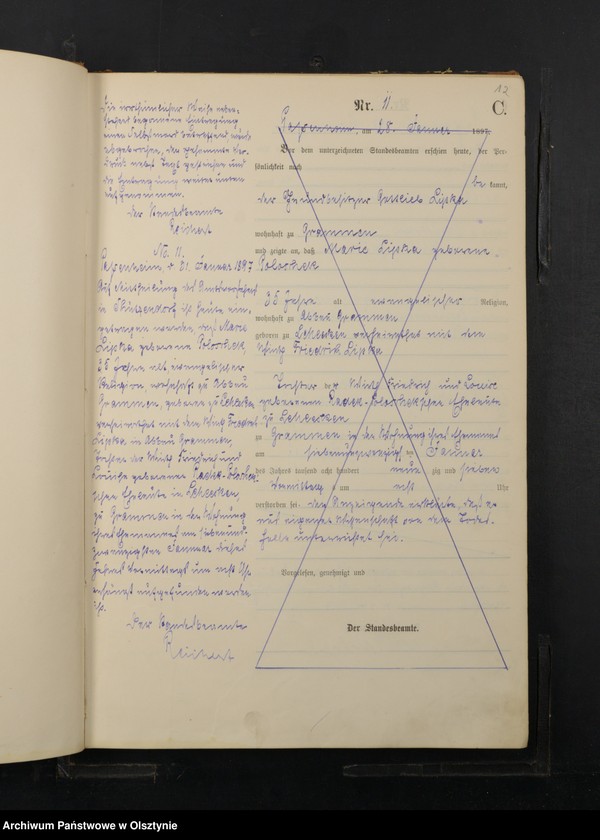 image.from.unit.number "Sterbe-Haupt-Register Nr 1 - 167"