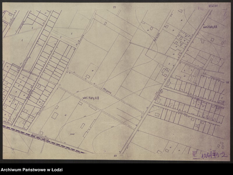 Obraz 2 z jednostki "Plan miasta Łodzi Sekcja NW 67"