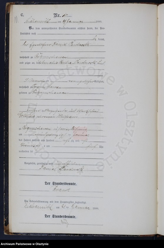 image.from.unit.number "Sterbe-Neben-Register Nr 1 - 118"