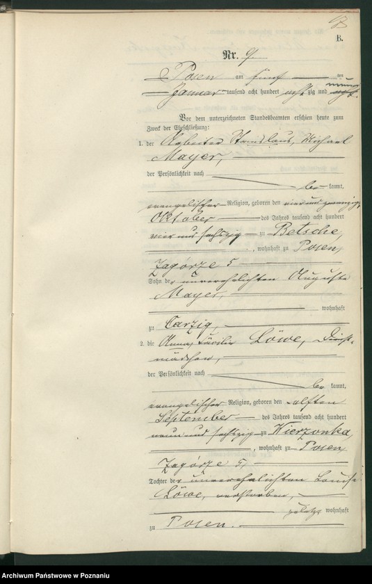 Obraz 20 z jednostki "Księga małżeństw t. I"