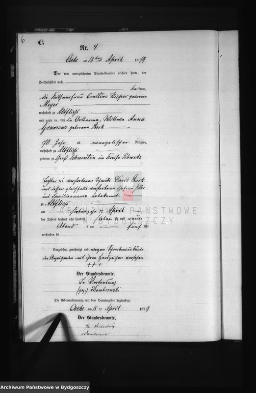 image.from.unit.number "Akta zgonów - wtóropis"