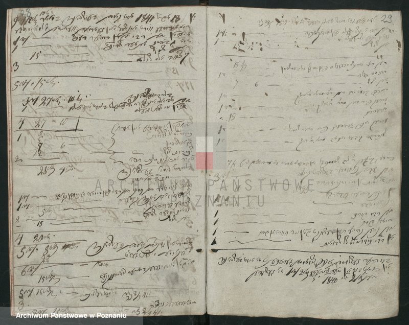 image.from.unit.number "[Protokolarz cechu krawców w Lesznie]. Wpisy uczniów, wyzwolin, rejestry dochodów i rozchodów"