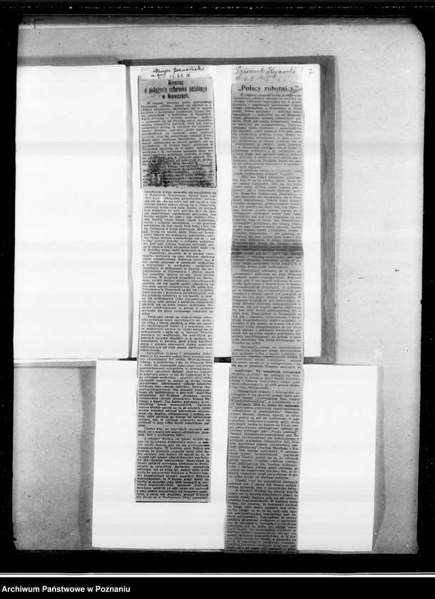 Obraz 12 z jednostki "Sprawy zatrudnienia robotników [wycinki prasowe]"