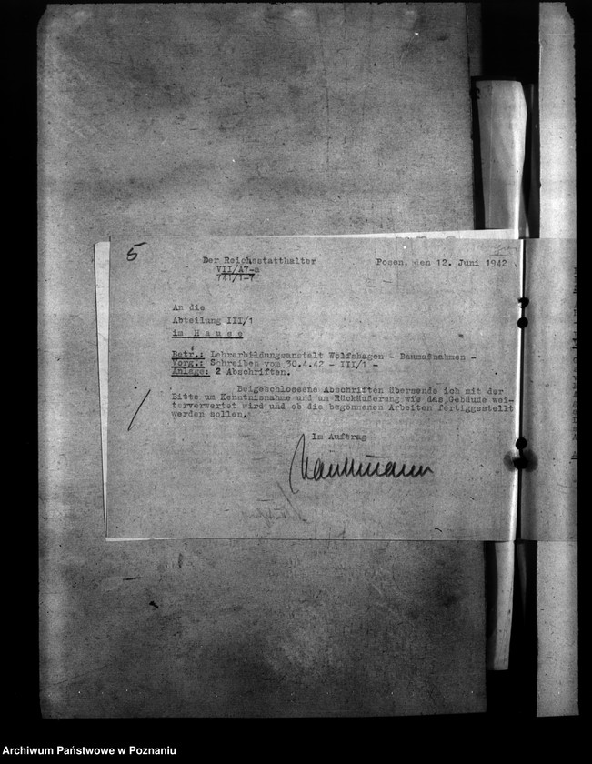 Obraz 9 z jednostki "Baupläne für Lehrerinnenbildungsanstalten"