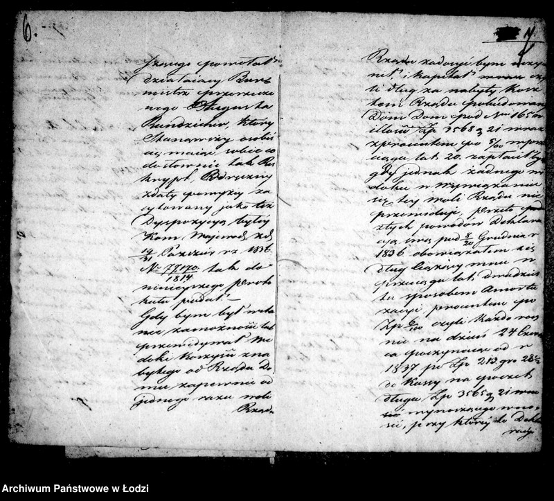 Obraz 8 z jednostki "Akta tyczące się pożyczki budowlanej Augustowi Rundzieher na budowę domu udzielonej"