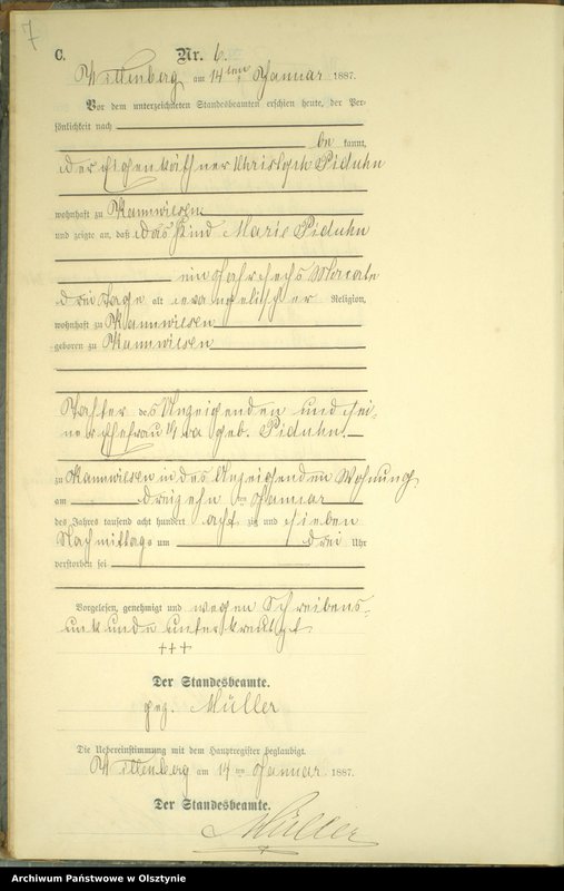 image.from.unit.number "Sterbe-Neben-Register Nr 1 - 168"